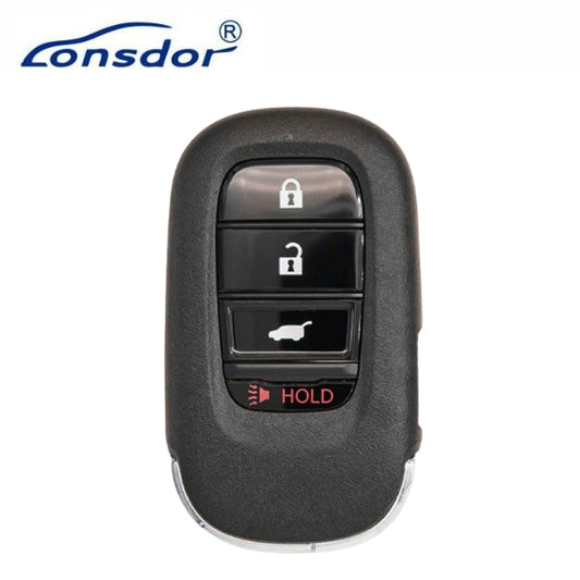Lonsdor – HD30-1D Honda Style – 4-Button Universal Smart Key – ID46+ID47+ID4A – Adjustable Frequency (Aftermarket)
