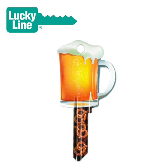 LuckyLine – Key Shapes™ Beer Key Blank -1/CD