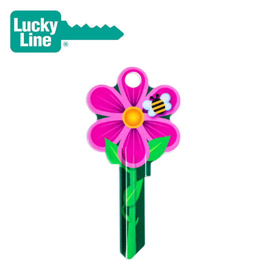 LuckyLine – Key Shapes™ Flower Key Blank -1/CD