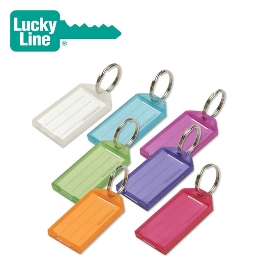 LuckyLine – Key Tag with Flap & 7/8″ Split Ring – 100/Box