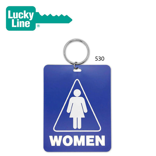 LuckyLine – Women’s Restroom Tag With Ring