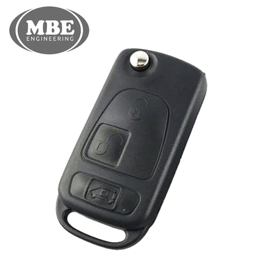 MBE – 2007-2018 Mercedes / Dodge Sprinter / 3-Button Flip Key / HU64 / PCF7936 46 Chip For KR55 Key Maker (Aftermarket)