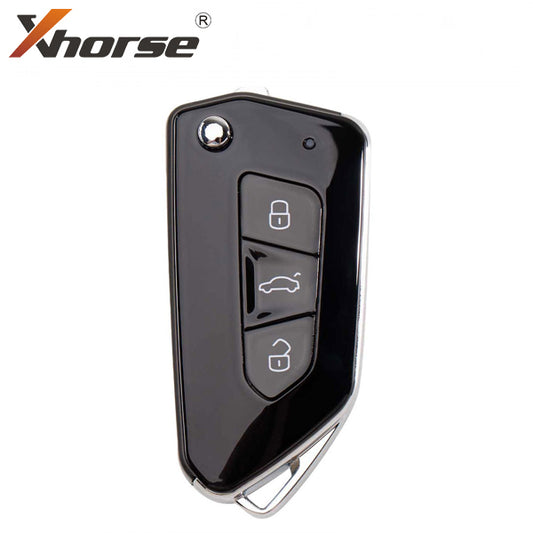 NEW! Xhorse – All Black G A08 Style / 3-Button Universal Smart Key / WIRED / XKGA81EN