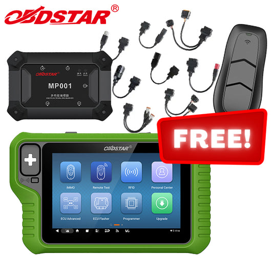 OBDSTAR – KEY MASTER G3 With 2 Year Subscription and With FREE Key Simulator, Motorcycle IMMO Accessories & MP001 Adapter