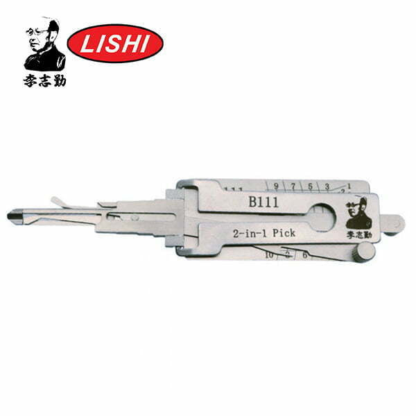 Original Lishi – B111 / Z-Keyway / GM / 2-in-1 Pick & Decoder / Door & Trunk (Warded) / Anti Glare
