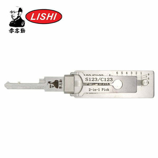 Original Lishi – C123 / S123 – Schlage Keyway Tool – 2-in-1 Pick / Anti Glare