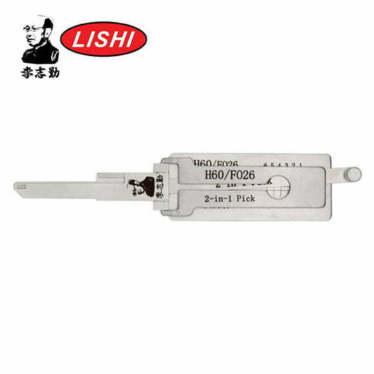 Original Lishi – H60 FO26 Ford 1990 / 10 Cut / 2-in-1 Pick & Decoder / Anti Glare