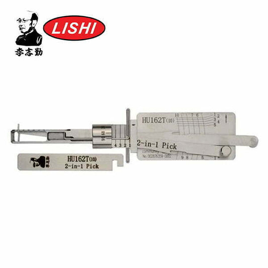 Original Lishi – HU162T Audi Volkswagen / 2-in-1 Pick & Decoder / 10-Cut / HS / Anti Glare