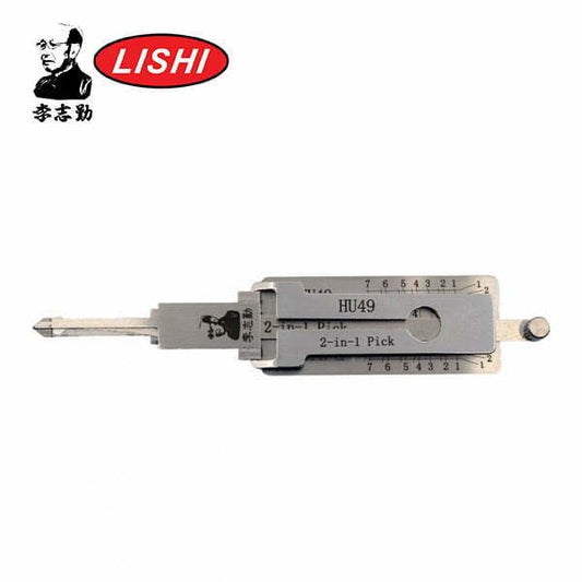 Original Lishi – HU49 Audi / VW V35 / V37 / X139 2-in-1 Pick & Decoder / For Ignition Door Trunk