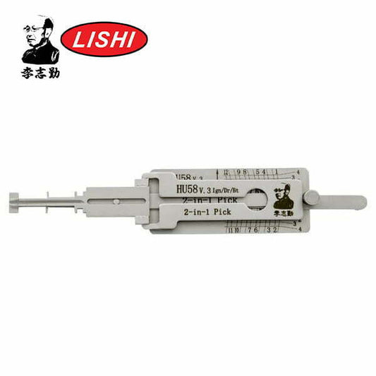 Original Lishi – HU58 / BMW / 2-in-1 Pick & Decoder / Ignition / Door / Trunk / Twin Lifter / AG