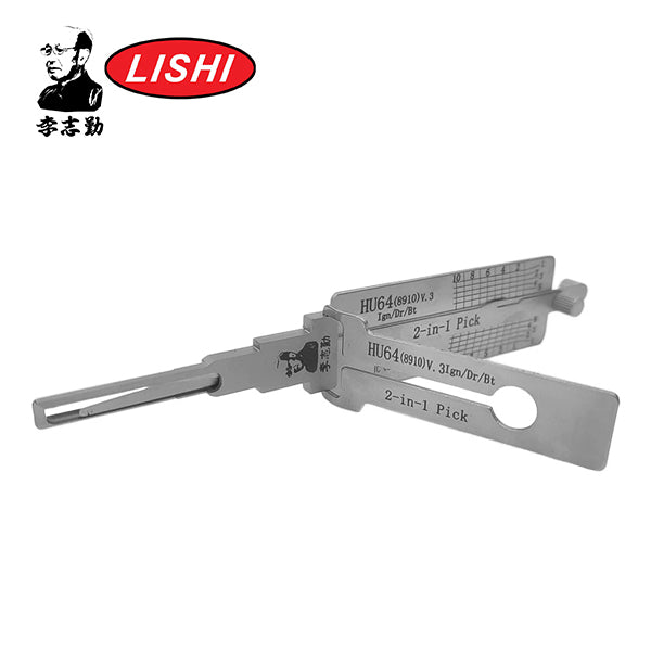 NEW! Original Lishi – HU64 Mercedes Benz / 2-In-1 Pick & Decoder / AG / V.3 / HU64-8910 – Anti Glare