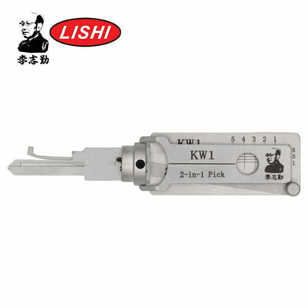 Original Lishi – KW1 – 5-Pin Kwikset Keyway Tool – 2-in-1 Pick / Anti Glare