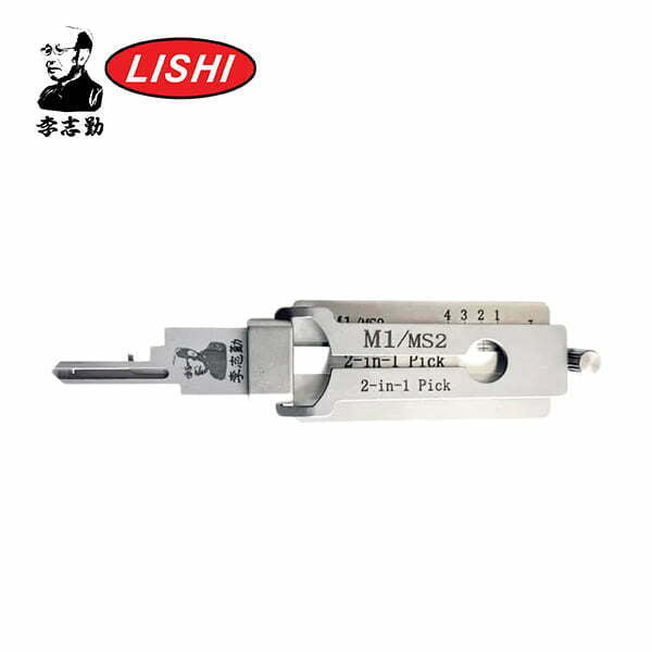 Original Lishi – M1 / MS2 Master Padlocks Keyway Tool – 2-in-1 Pick