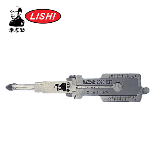 Original Lishi – MAZ24R – Mazda 2000+ / 2-in-1 Pick & Decoder / Single Lifter / 10 Cut / 5 Depths / Anti-Glare