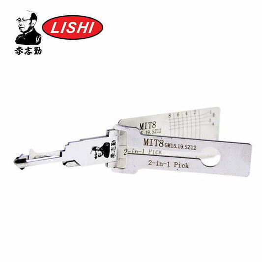 Original Lishi – MIT8 GM15/GM19/SZ12 / 8-Cut / 2-in-1 Pick & Decoder