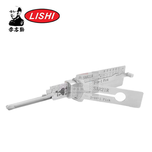 Original Lishi – Sargent ‘LA’ Keyway SAR21R / 6-Pin / 2-in-1 Pick and Decoder / Anti-Glare