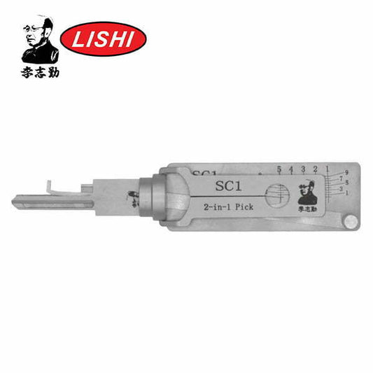 Original Lishi – SC1 / 5-Pin / Schlage Keyway Tool / 2-in-1 Pick / Anti-Glare