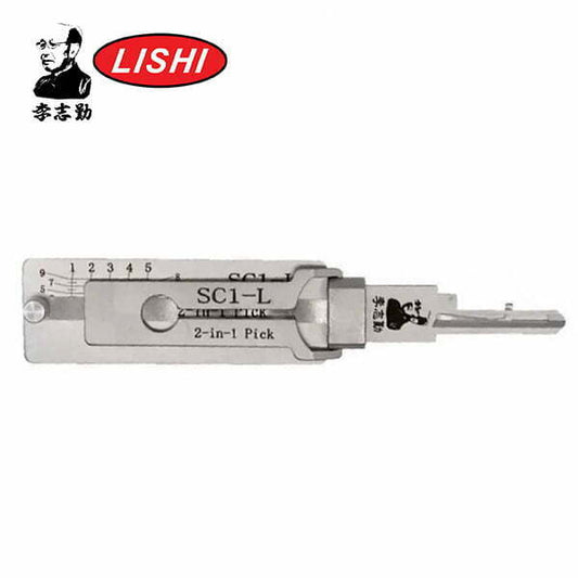 Original Lishi – SC1- L / Left Handed / Residential Commercial Pick & Decoder / Anti Glare