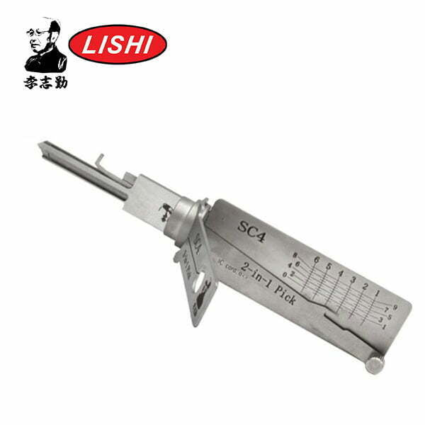 Original Lishi – SC4 / 6-Pin Schlage Keyway Tool / 2-in-1 Pick / Anti Glare