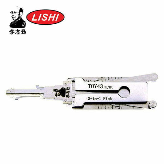 Original Lishi – TOY43 Toyota / 8-Cut / 2-in-1 Pick & Decoder / Door & Trunk / AG