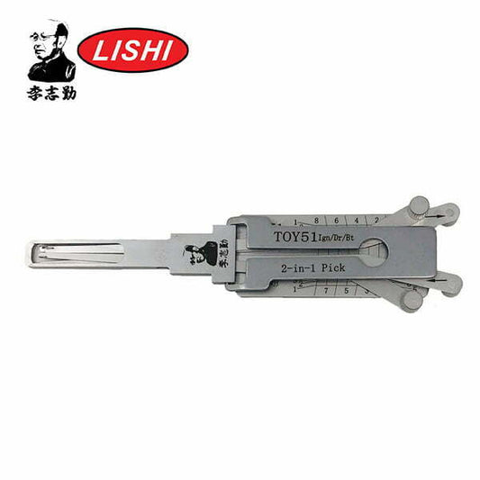 Original Lishi – TOY51 2-in-1 Pick & Decoder for Toyota – Anti Glare