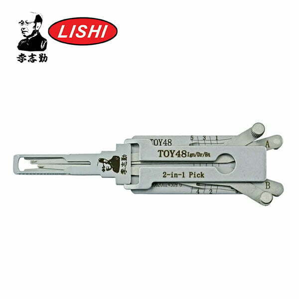Original Lishi – Toyota / Lexus / TOY48 / 2-in-1 / Pick & Decoder / Quad / Anti-Glare