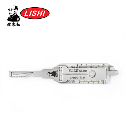 Original Lishi – Volkswagen / Audi HU162T / 9-Cut (Ignition ONLY) / 2-in-1 Pick & Decoder / AG