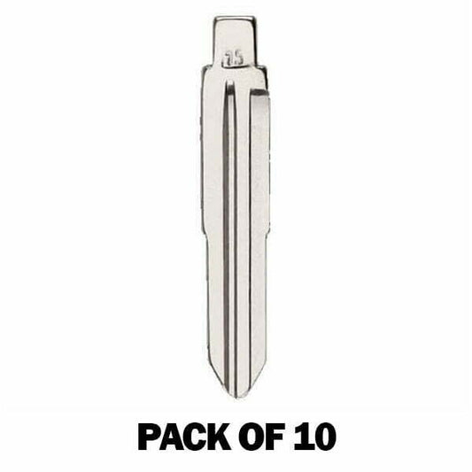 (Pack of 10) KEYDIY Key Blade—Hyundai Elantra HY14 – #15 – For Xhorse / Keydiy Universal Remote Flip Keys