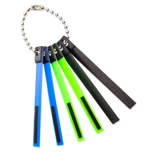 Set of 6 Key Shims for COMMERCIAL KEYS—Holds Key Securely