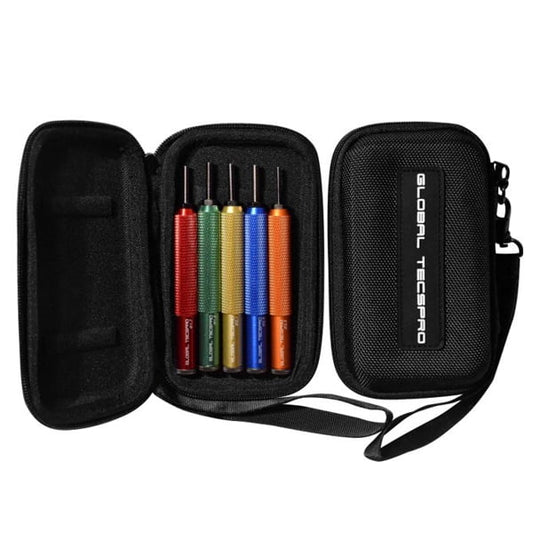 Upgraded 5-Piece Pin Installing Punch Set With Magnetic Case