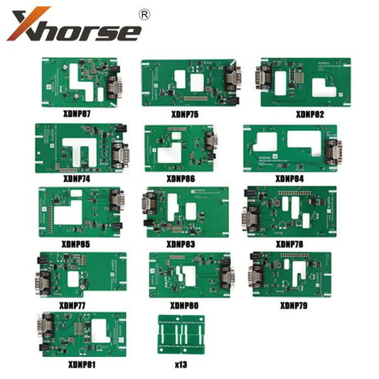 Xhorse – 13 Pieces MQB48 Solder Free Adapters – Full Package / For VVDI Prog, Multi Prog And Key Tool Plus / XDNPM3GL
