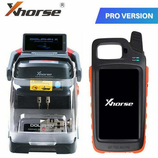 Xhorse Dolphin II XP-005L Key Cutting Machine with Adjustable Screen + VVDI Key Tool MAX PRO