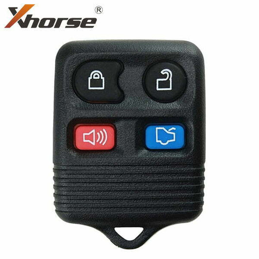 Xhorse – Ford Style / 4-Button Universal Remote for VVDI Key Tool / XKFO02EN (Wired)