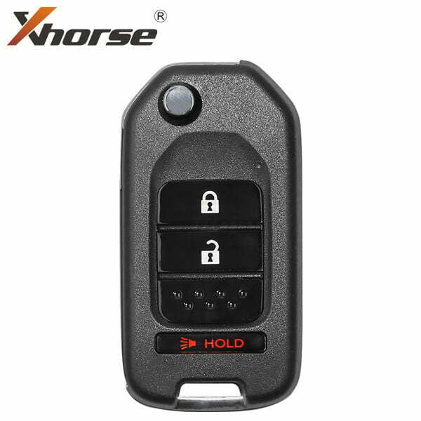 Xhorse – Honda Style / 3-Button Universal Flip key Remote Key for VVDI Key Tool / XKHO02EN (Wired)