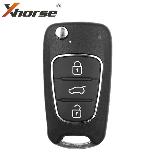 Xhorse – Hyundai Kia Style / 3-Button Universal Remote Flip Key for VVDI Key Tool / XKHY02EN (Wired)