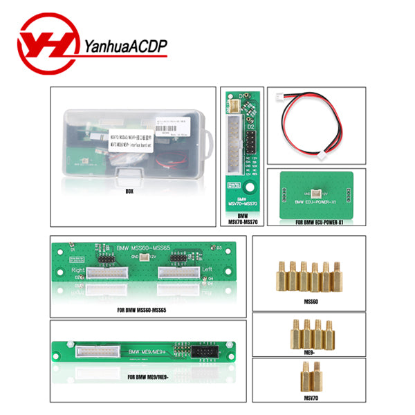YANHUA ACDP – BMW – MSV70 / MSS60 / MEV9+ / DME Clone Interface Board Set Works Via Boot Mode